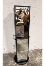 360 Rotating Full-Length Floor Mirror with Storage