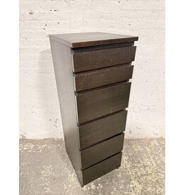 IKEA Ikea Malm 6-Drawer Lingerie  Wood Chest