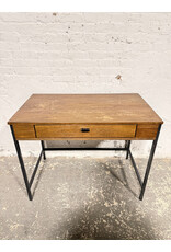 Industrial Style Wood 1-Drawer Writing Desk