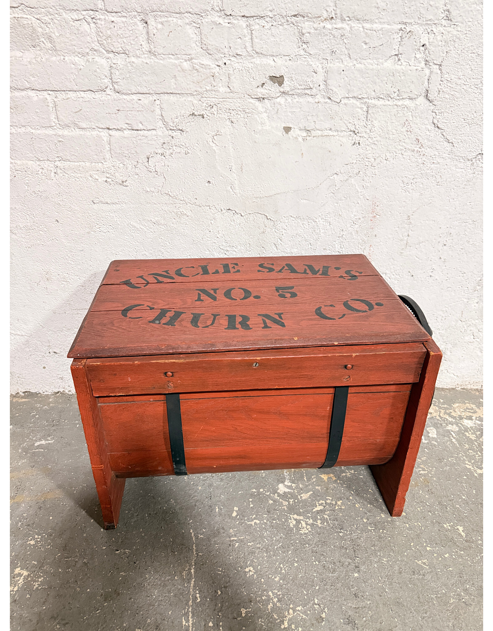 Antique Wooden Butter Churn