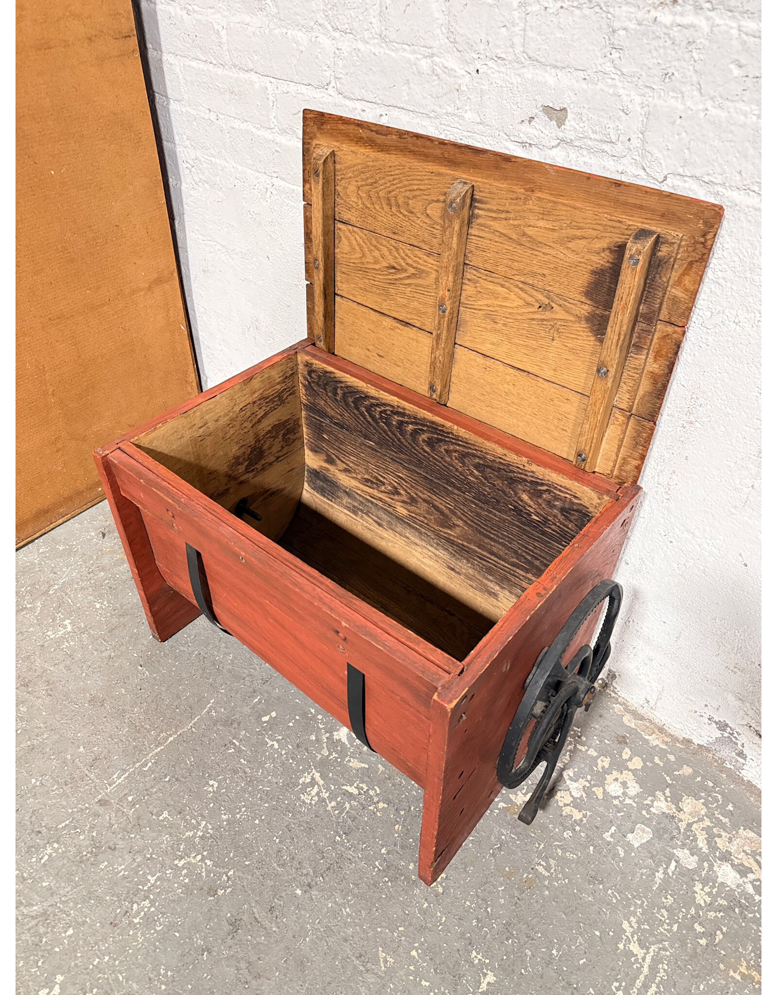 Antique Wooden Butter Churn