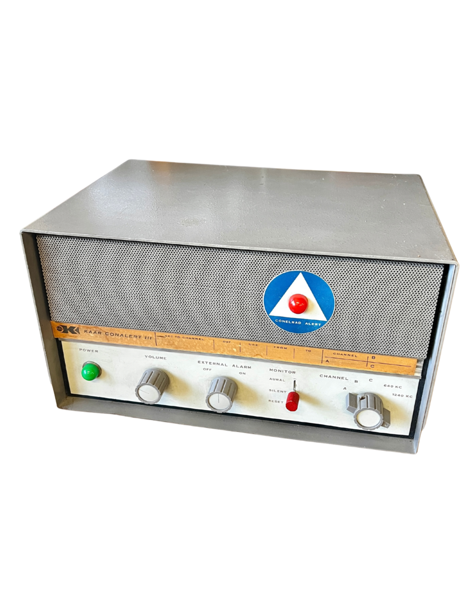 Vintage Civil Defense Alert System, "Conelrad Alert", by Kaar, Conelrad III