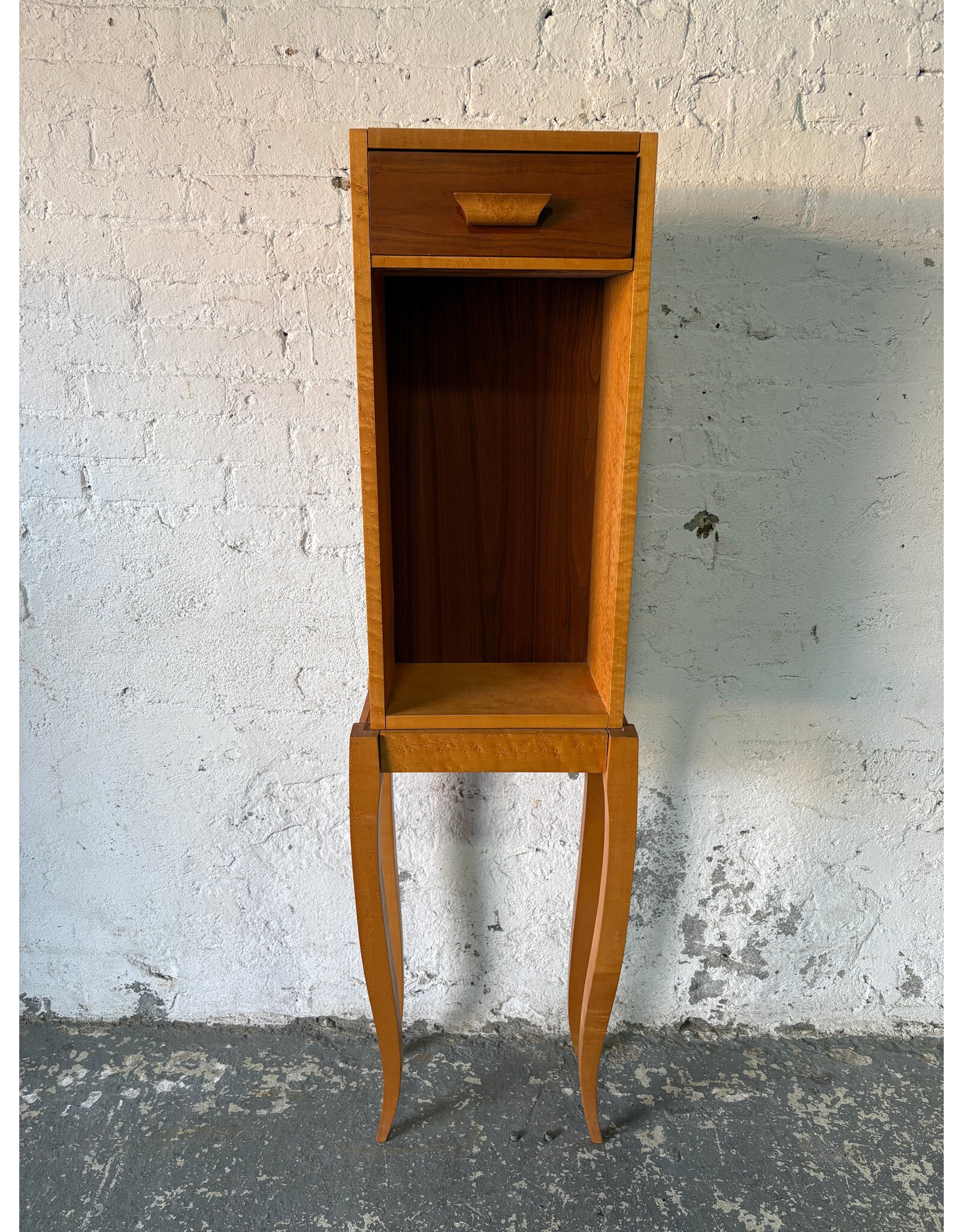 Bobby Michelson Tall Wooden Bedside Table