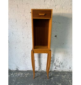 Bobby Michelson Tall Wooden Bedside Table
