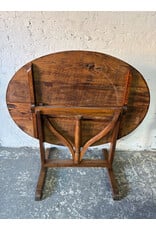 Antique Wooden Wine Tasting Table