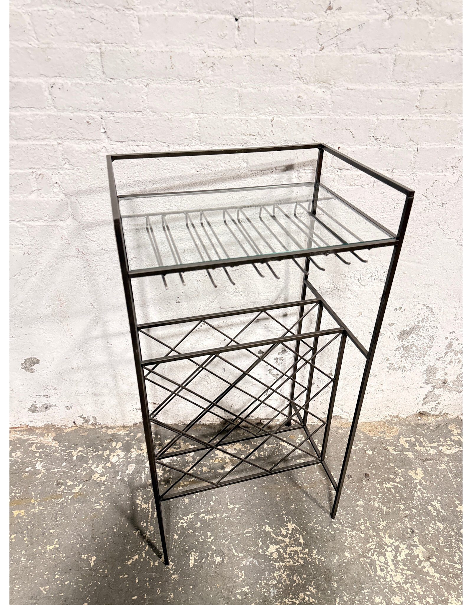 Iron Wine Rack/Cocktail Server
