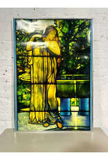 Young Woman at a Fountain (Aurora) by Louis Comfort Tiffany, framed poster
