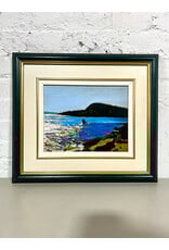 Long Island & Canoe, framed oil on board, sgnd Glenn Hall