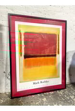 Mark Rothko at The Guggenheim Museum, framed poster