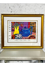 Teapot and Fruit by A. E. Barnes, framed print