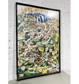 Framed Port Jefferson Poster