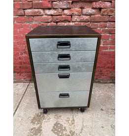 5- Drawer Industrial Rolling Metal Filing Cabinet