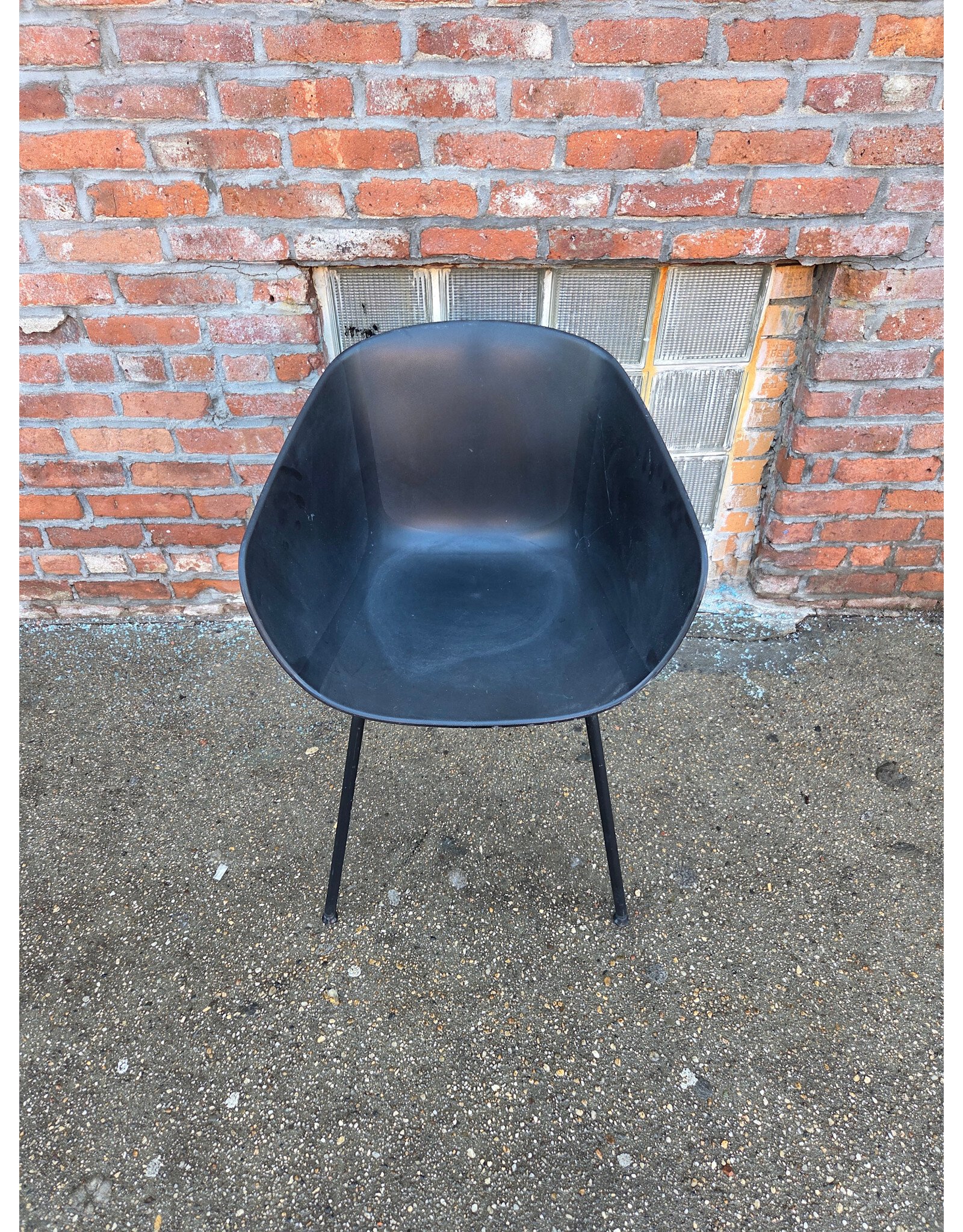 CB2 Black Poppy Chair