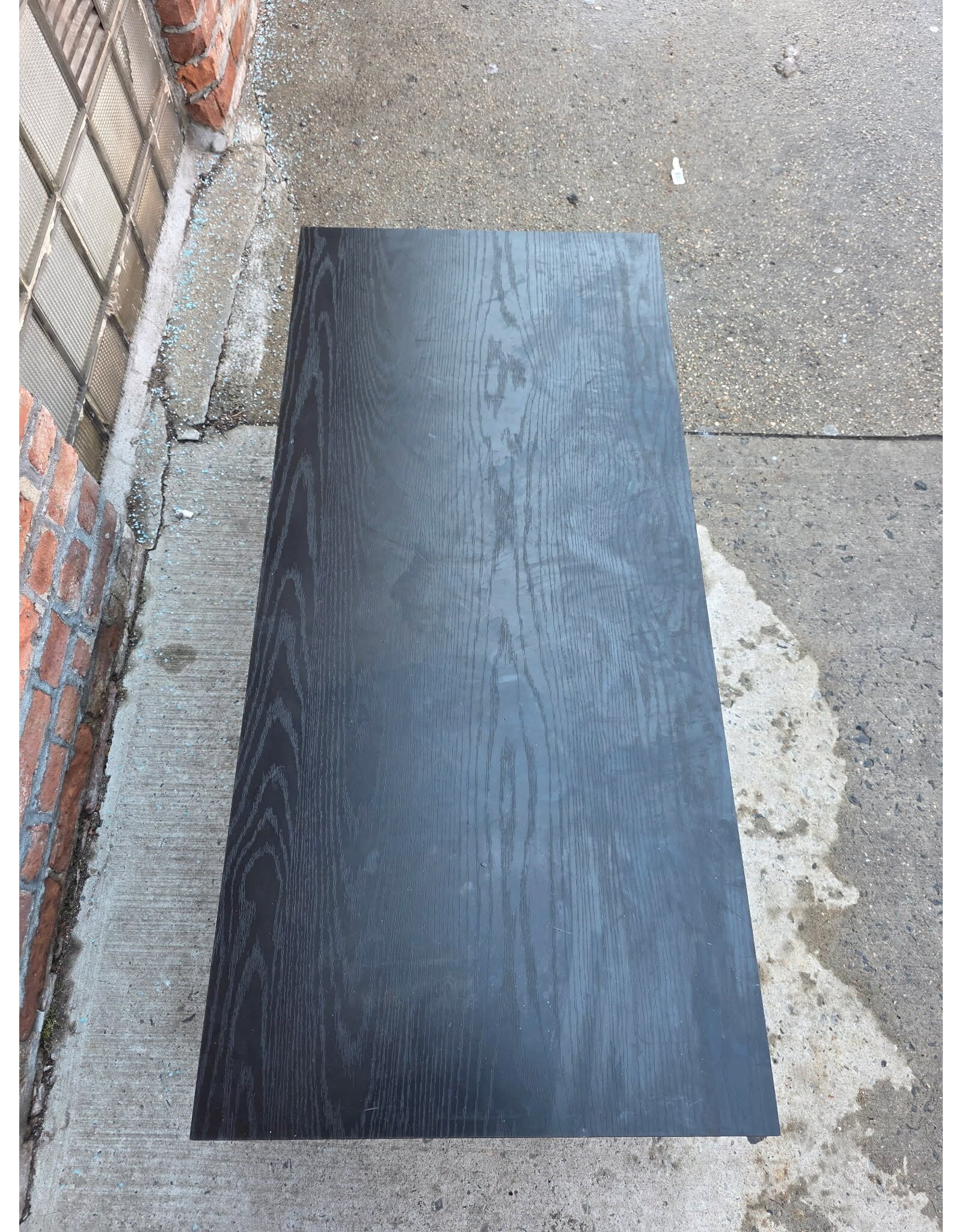 Black Fluted Coffee Table