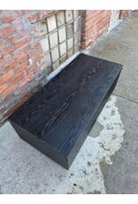 Black Fluted Coffee Table