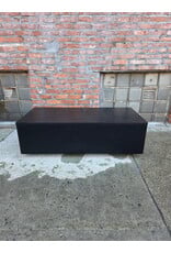 Black Fluted Coffee Table
