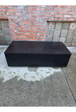 Black Fluted Coffee Table