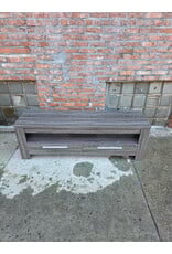 Grey Wood TV Stand
