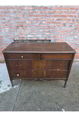 Antique Wooden 4-Drawer Dresser