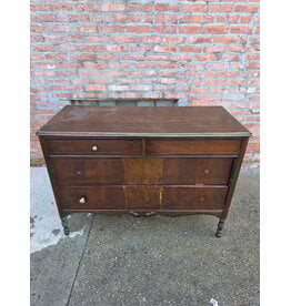 Antique Wooden 4-Drawer Dresser