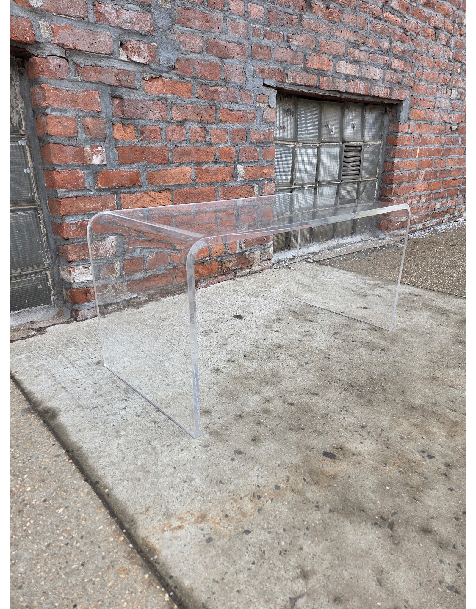 Acrylic Waterfall Coffee Table