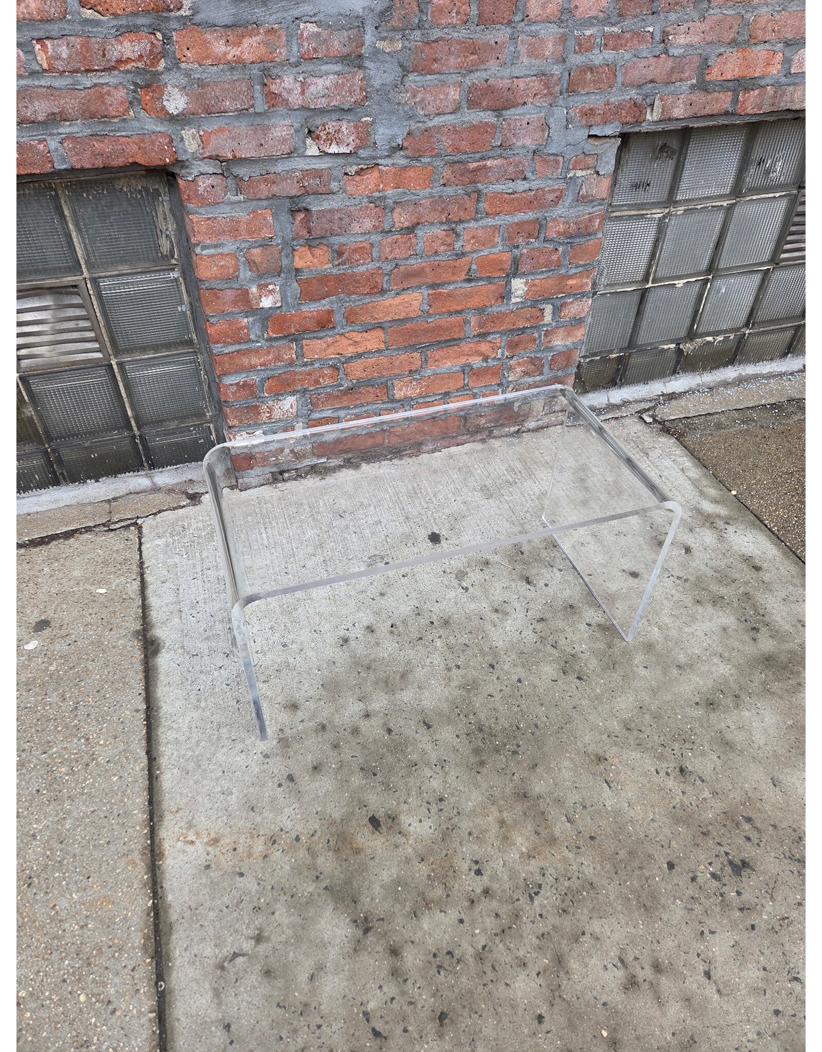 Acrylic Waterfall Coffee Table