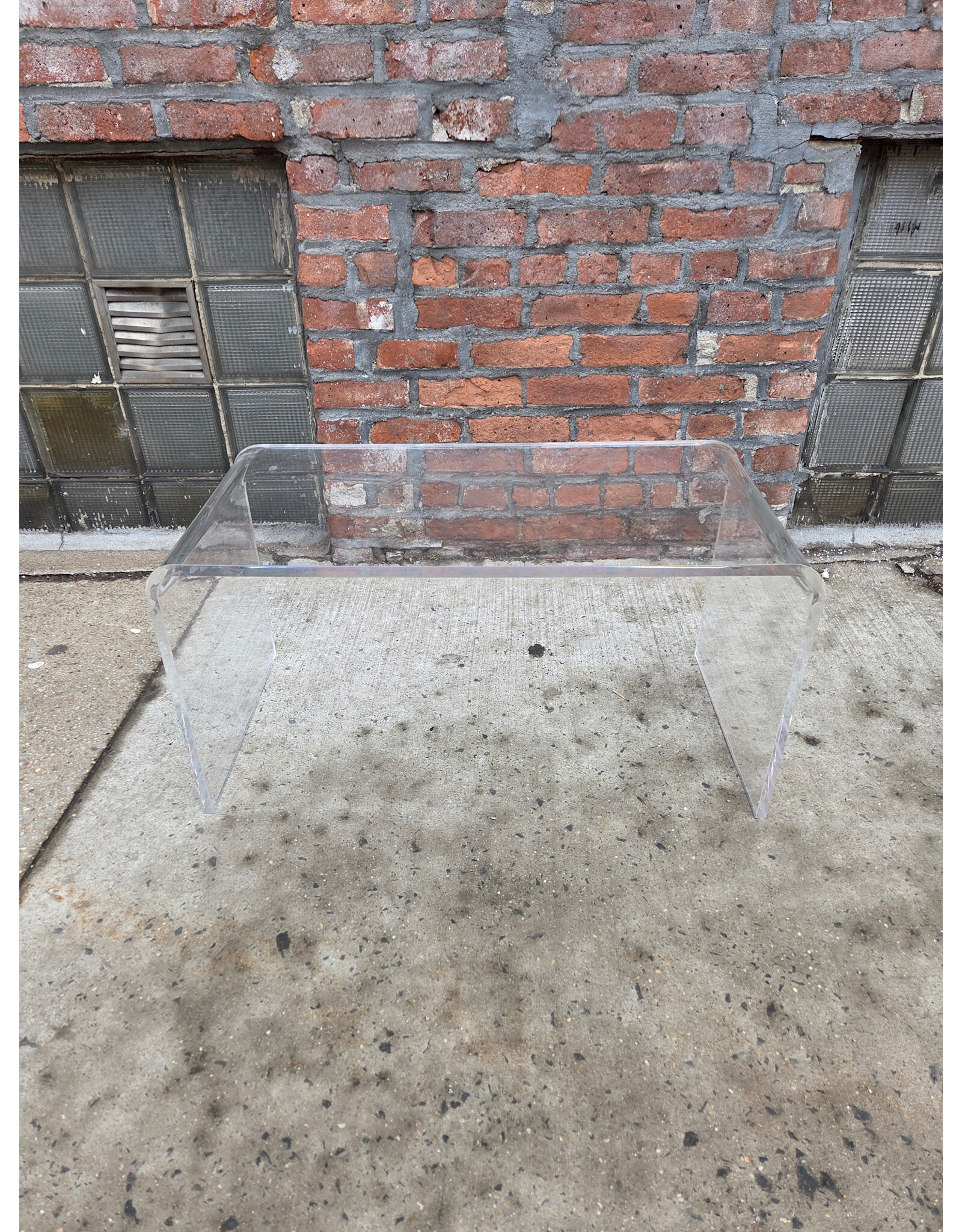 Acrylic Waterfall Coffee Table