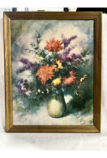 Sunflower by Pierre Sorel, framed print on canvas