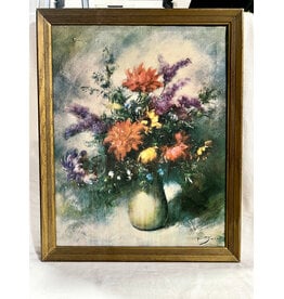 Sunflower by Pierre Sorel, framed print on canvas