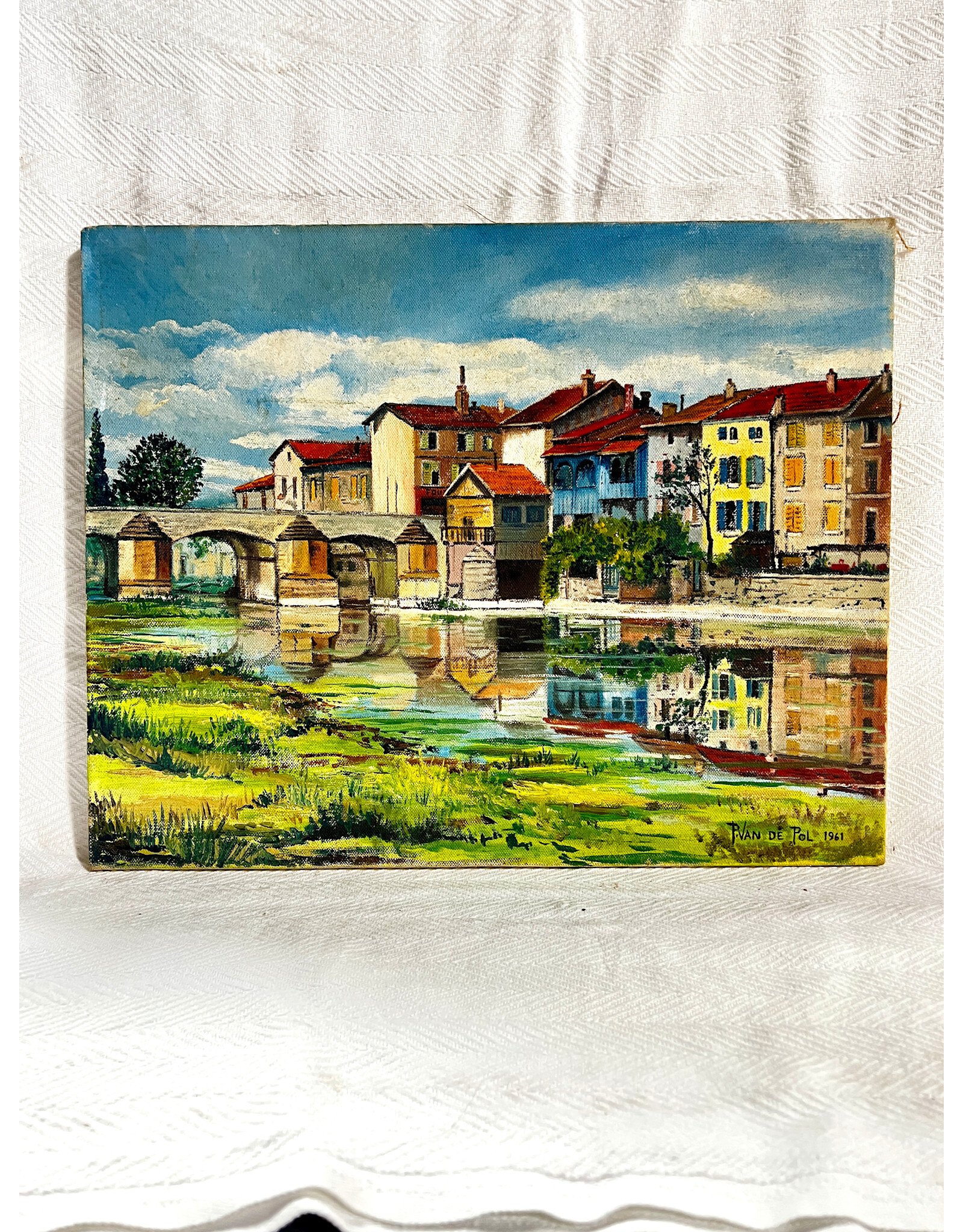 Late Summer, oil on canvas, sgnd P. Van De Pol