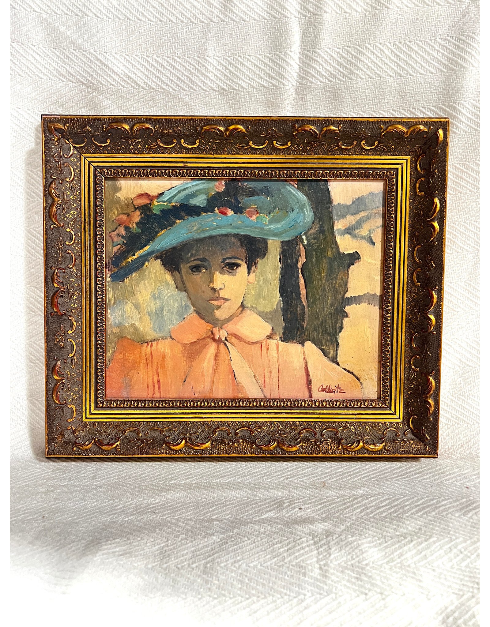 Girl From a Dream, framed painting