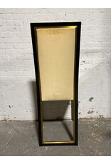 Hollywood Regency Velvet and Gold Chrome Dining Chair