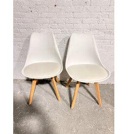 Modern White Side Chair