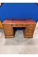 Vintage Mahogany Kneehole Desk