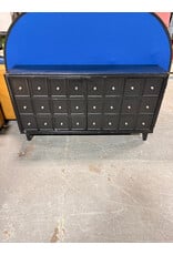 Tally Black 4-Door Media Console