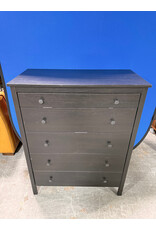 IKEA Black Koppang 5-Drawer Dresser