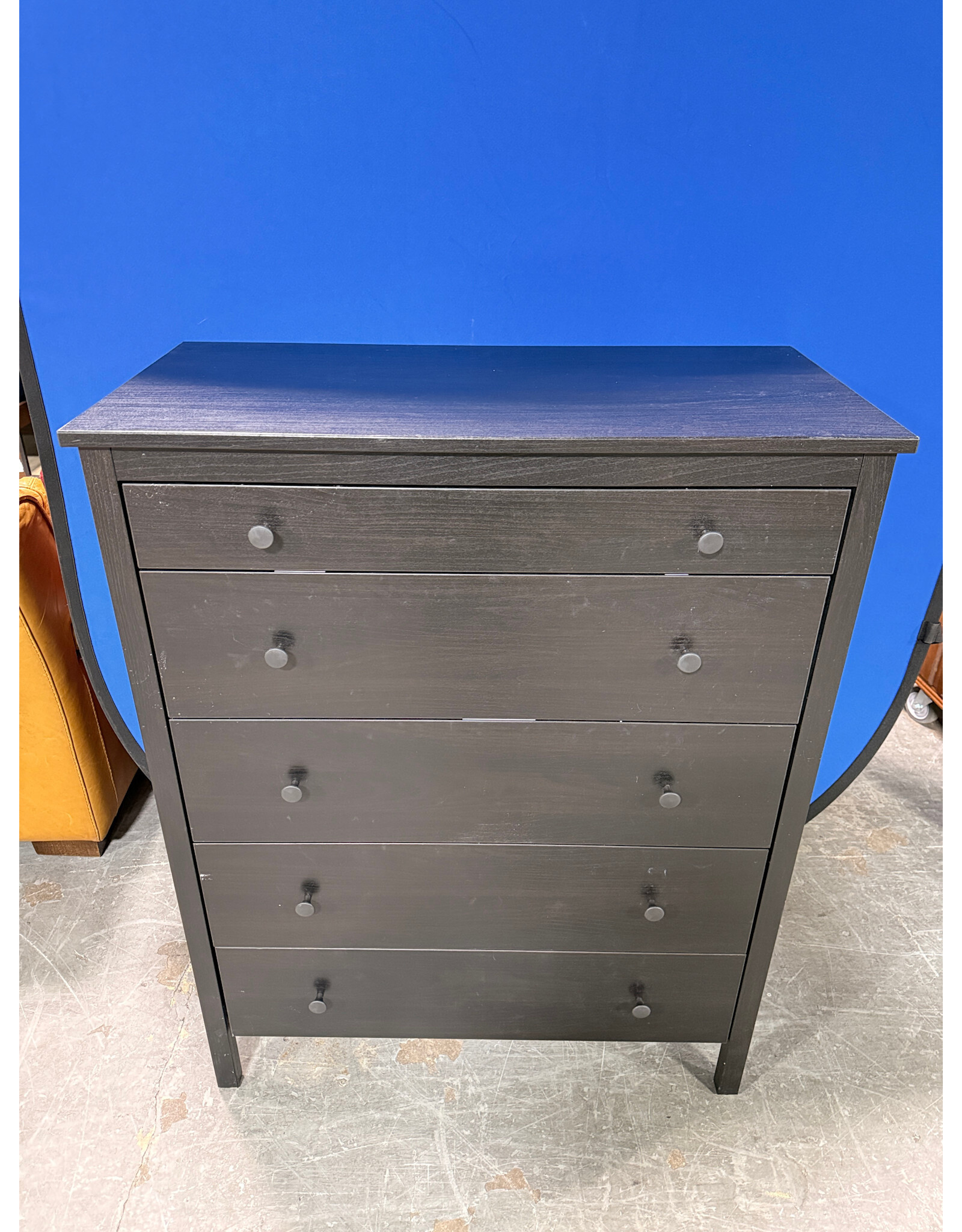 IKEA Black Koppang 5-Drawer Dresser