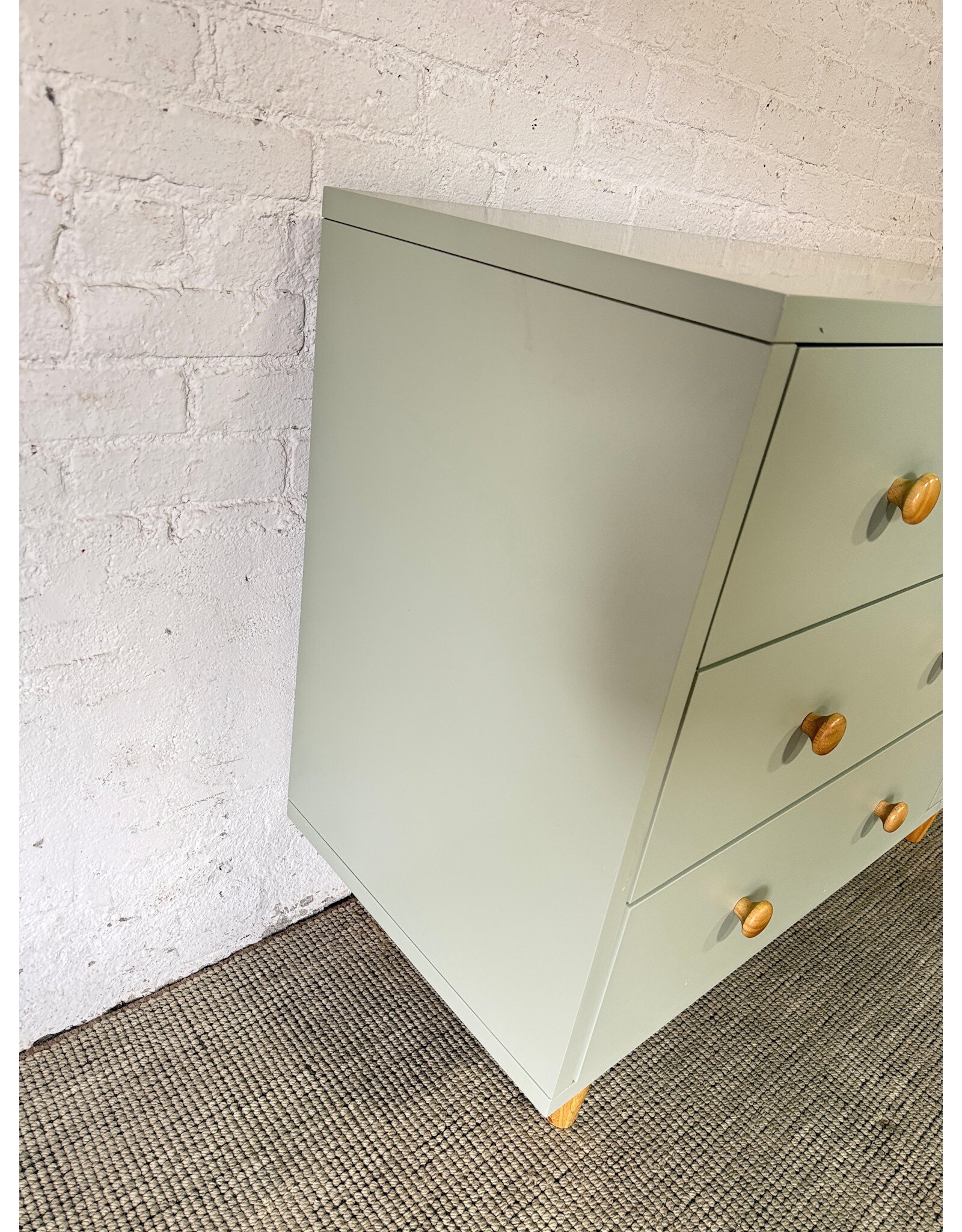 Finn Sage Green Kids Dresser