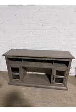 Modern Grey Tv Wood Media Stand