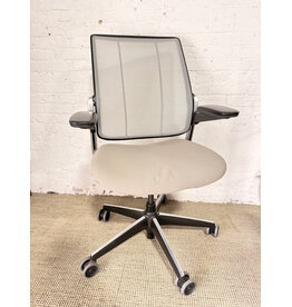Black & Grey Rolling Office Chair
