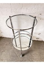 CB2 2-Tier Chrome Bar Cart