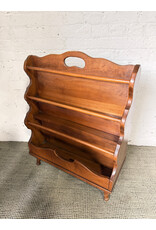 Vintage Wooden Magazine/Book Rack