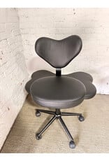 Pinmoco Ergonomic Cross-Legged Chair in Black