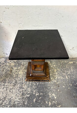 Ornate Slate Top Side Table