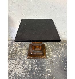 Ornate Slate Top Side Table