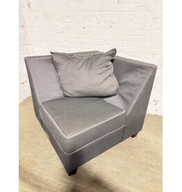 Grey Corner Chair