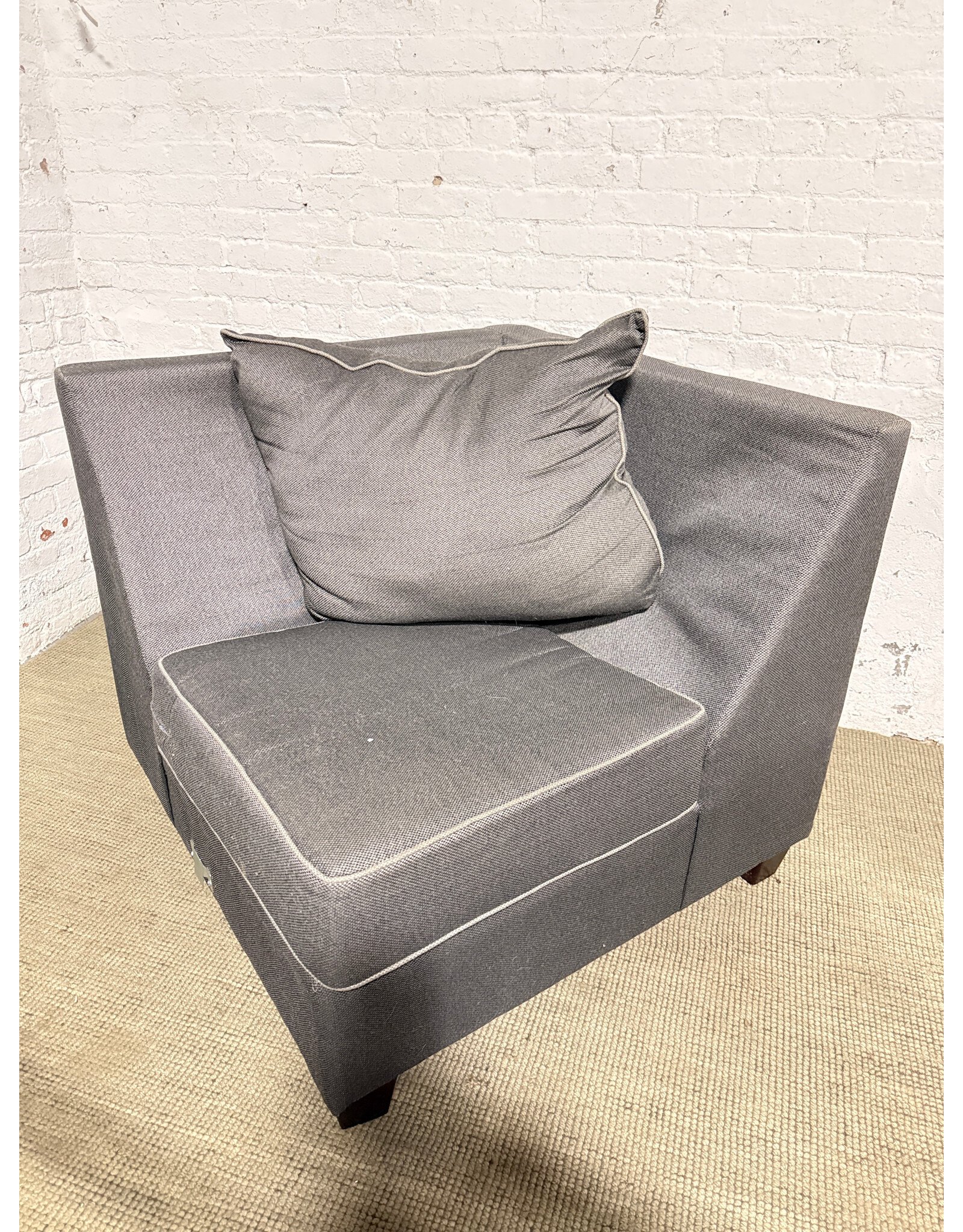 Grey Corner Chair