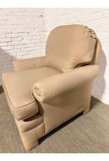 English Style Upholstered Arm Club Lounge Chair