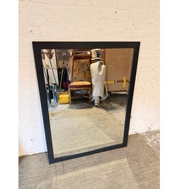 Black Frame Rectangular Wall Mirror