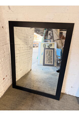 Modern Black Frame Rectangular Wall Mirror